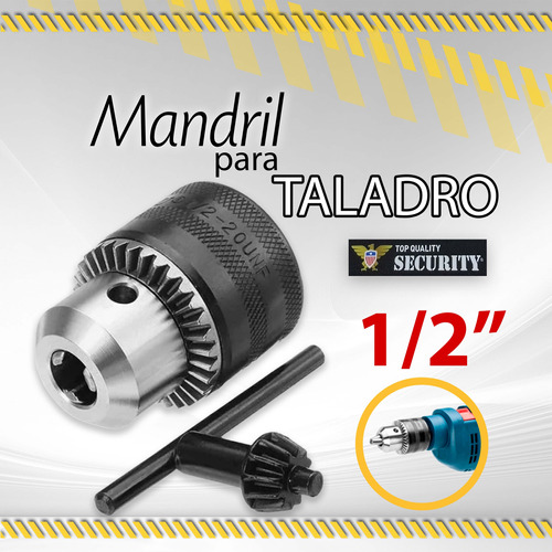 Mandril Para Taladro Security 1/2 (5-256) / 10473