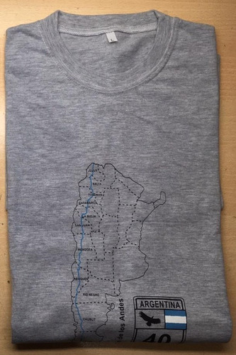 Polo Remera Ruta 40 Argentina Talla L Legendaria Ruta 