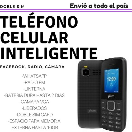 Teléfono Celular Inteligente Facebook Doble Sim Radio Camara