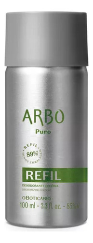 Refil Arbo Puro Desodorante Colônia 100ml