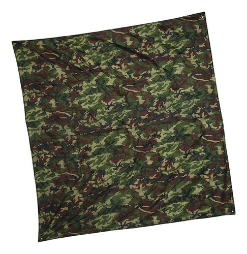 Abrigo De Lona Para Tenda Com Tapete Leve Camuflado (2*2m)