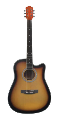 Imagen 1 de 3 de Guitarra acústica La Sevillana 8464 para diestros sunburst