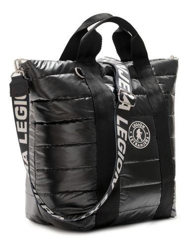 Imagen 4 de 8 de Tote Porteña Xl Rap Negro