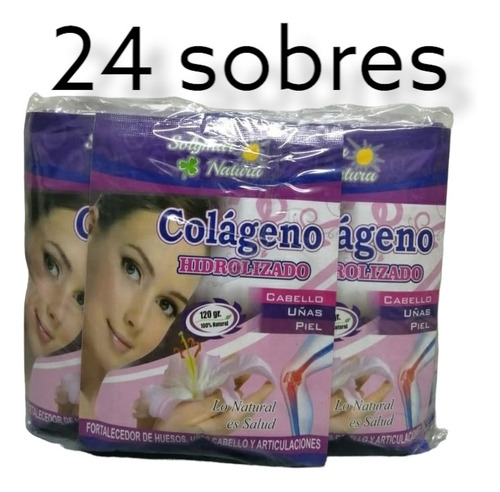 Colageno Hidrolizado 2 Kilos 24 Sobres 