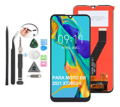 Pantalla Táctil Lcd Para Moto E6i 2021 Xt2053-5 Displays 