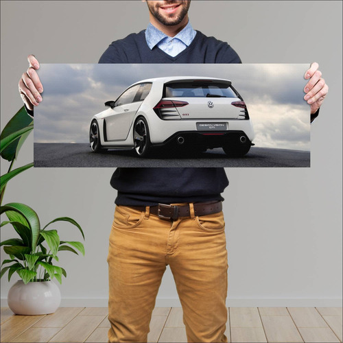 Cuadro 30x80cm Auto 2013 Volkswagen Design Visio 887