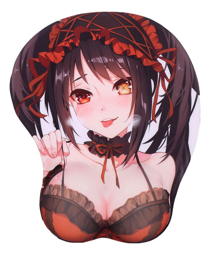 Alfombrillas De Raton Kurumi Anime Con Reposamunecas Gaming
