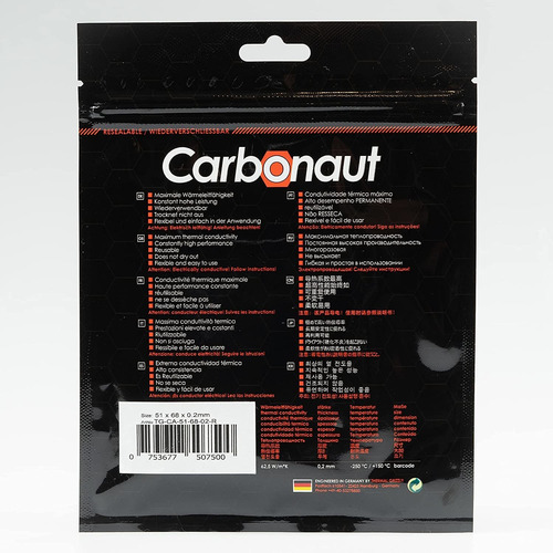 Imagen 5 de 5 de Carbonaut Almohadilla Térmica 51 68 0 2 Mm