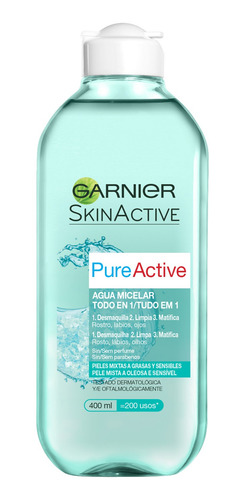 Agua Micelar Garnier Pure Active 400ml