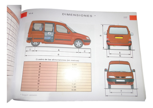 Peugeot Partner 2004 Manual Del Uso (Usado)