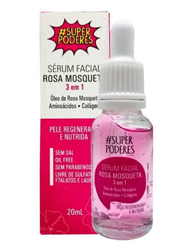 Sérum Facial Rosa Mosqueta 3 En 1 20ml Super Poderes