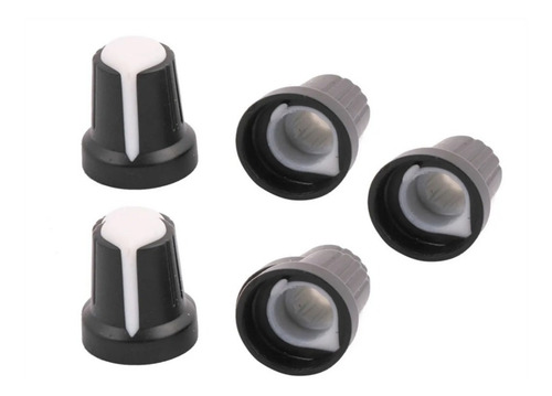 Potenciometro Lineal 100k Wh148 Con Perilla X 5 Unidades
