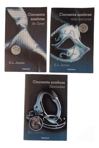 Cincuenta Sombras De Grey Saga X 3 Libros