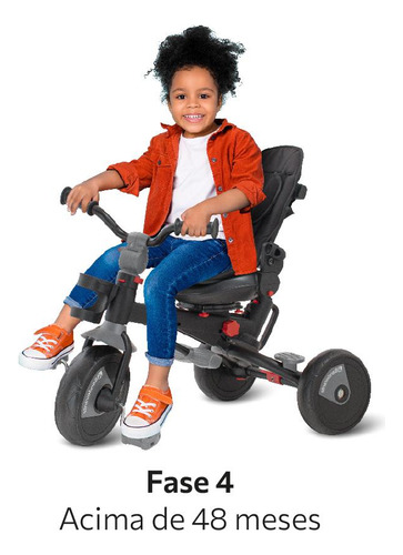 Triciclo Smart Fases - Dobrável Reclinável E Reversível