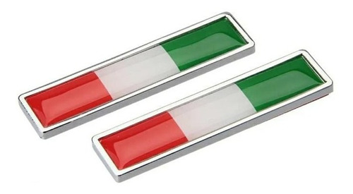 Par Insignia Logo Adhesivo Bandera Italia Italiana