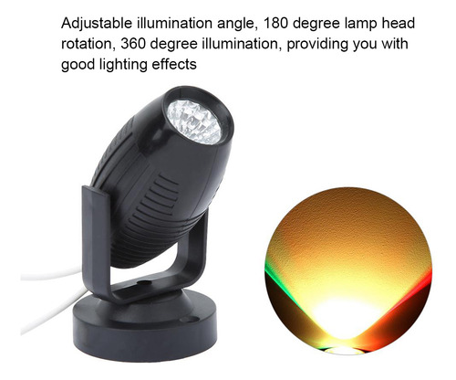 . Mini Foco Led For Escenario, 7 Colores, Ac85-265v