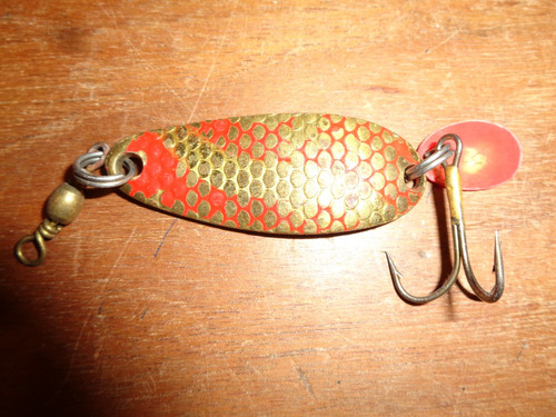 Antiguo Señuelo Cucharita Del Mr Salmo