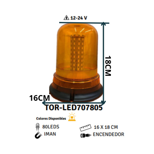Paquete De 3 Torretas/torreta 80led Licuadora Giratoria
