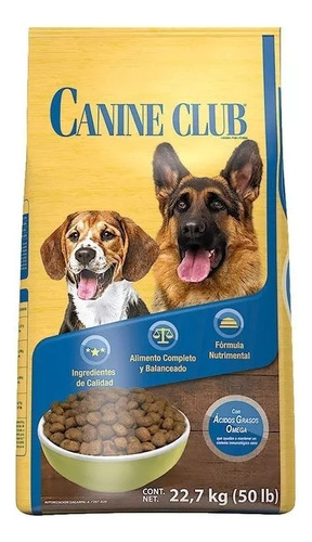 Alimento Para Perro Canine Club 22.7 Kg
