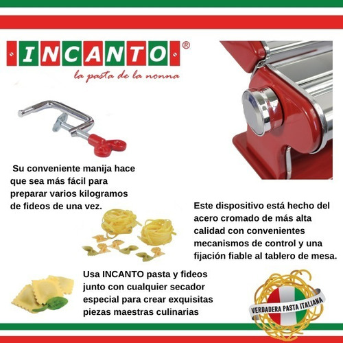Máquina de macarrão modelo 5 em 1: ravióli vermelho, raviolera, aço, cor vermelha