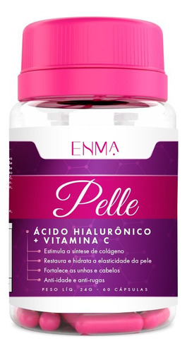 Multivitamínico Cabelo Pele Unha Vit C Ácido Hialurônico Sabor Sem Sabor