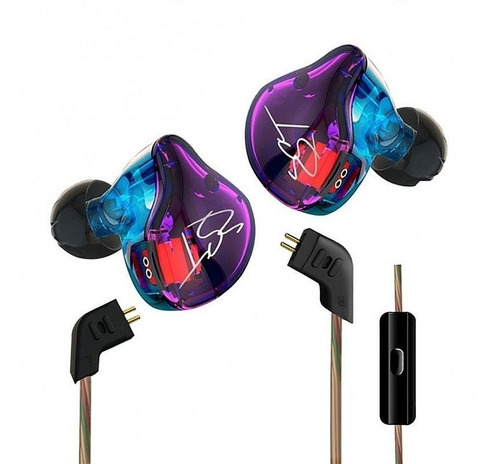 Auriculares In Ear Kz Zst  Monitoreo Dual Driver Hibridos