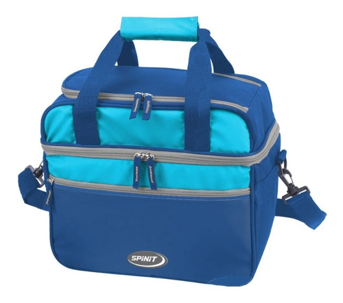 Bolso Conservadora Spinit Tecno 12l Plegable Aluminizada New Color Azul