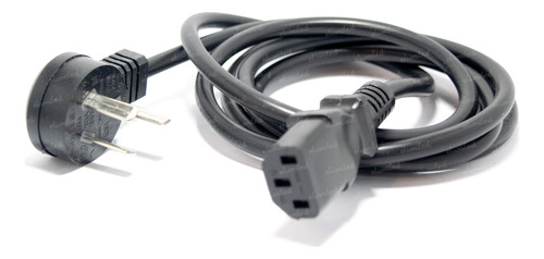 10 Cables Para Fuente Pc Interlock 1.8m 3 Patas A Pc Iram