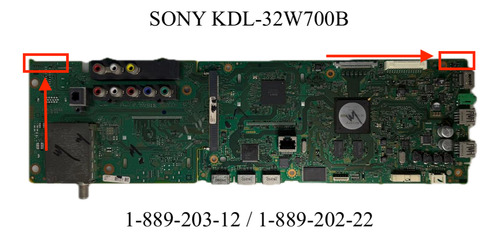 Tarjeta Main Sony Kdl-32w700b 1-889-203-12 1-889-202-22 (Usado)