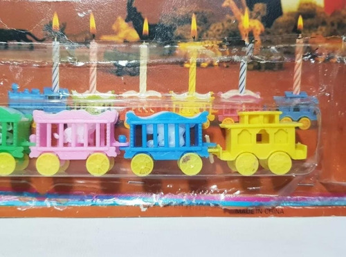 Imagen 5 de 6 de Antiguo Tren Adorno Tortas Porta Velas Usado Mag 57808