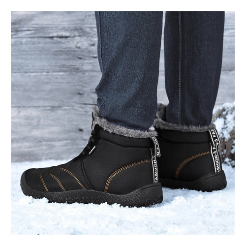 Botas De Nieve Cálidas Botas Frías Al Aire Libre Para Hombre