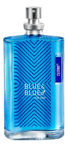 Perfume Caballero Blue & Blue For Him Esika Lbel Cyzone 75ml