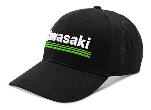 Gorra Original Kawasaki Logo 3g Negro - Ajustable