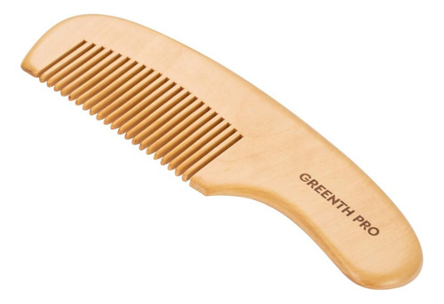 Set De Peine Y Cepillo Cerdas Suaves Para Bebés Greenth Pro Madera