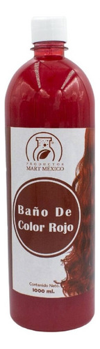  Shampoo Capilar Baño De Color Rojo (1 Litro)