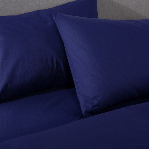 Plumón Bicolor Azul Celeste 1.5 Plazas - Combo 12