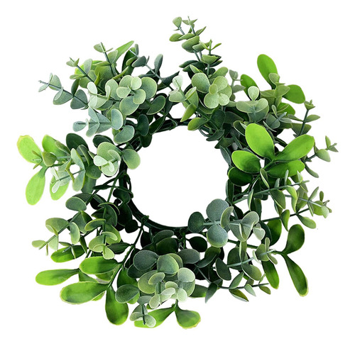 3 Corona De Eucalipto Hecha A Mano - Decoración 3 Piezas