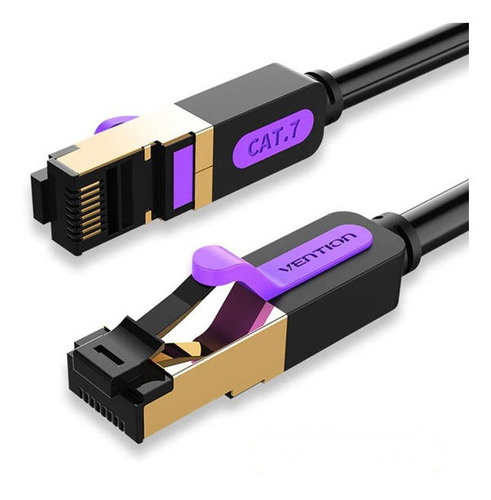 Cable de red Vention Cat7 Certificado - 15 metros - Premium Patch cord - Blindado Sstp Rj45 Ethernet 10gbps - 600 Mhz - 100% cobre - ICDBN