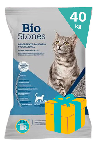 Sanitario Para Gatos Piedra Blanca + Regalos Tr