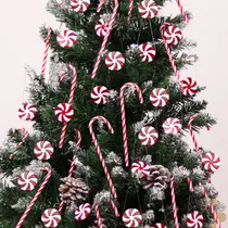 Comprar Adornos Navideños Con Bastones De Caramelo Guasslee, 48 Unid