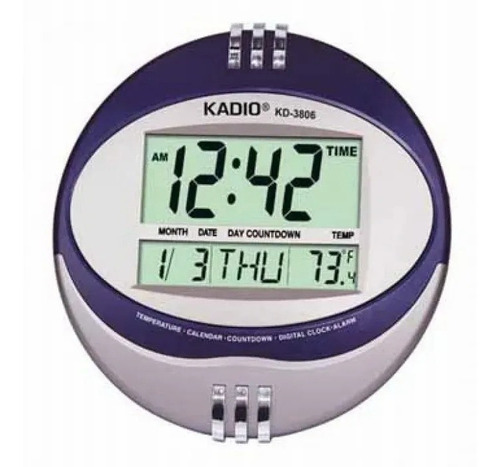 Reloj Digital De Pared Temperatura Fecha 