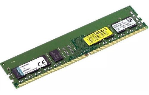 Imagem 1 de 1 de Memória Kingston 8gb Ddr4 2400mhz Cl15 Kvr24n17s8/8