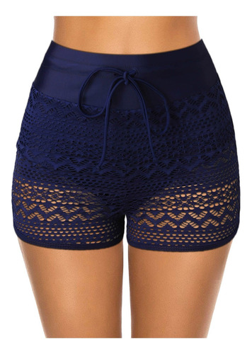 Bañador Mujer Encaje Shorts Boxer Hot Spring Swimmin