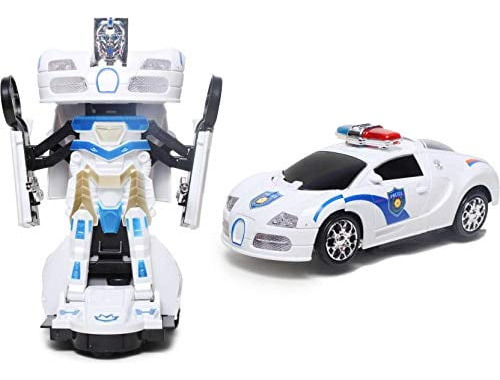 Ustoyoutlet Autobots Coche De Policía Para Niños, Robot Tran