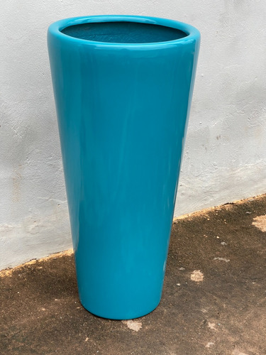 Vaso P/ Plantas Fibra De Vidro Estilo Vietnamita 70cm