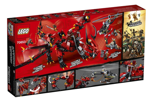 Brinquedo Lego Bloco De Montar Ninjago Firstbourne 70653
