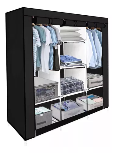 Closet Organizador Ropa Rack Ropero Repisas Armario Portatil