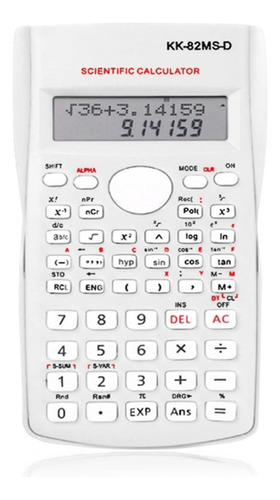 Calculadora Científica Con 240 Funciones Color Blanco