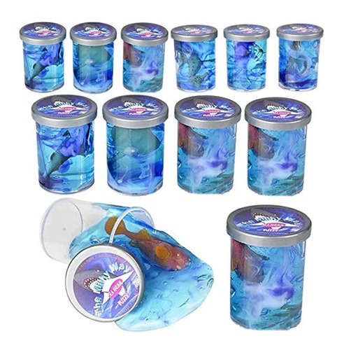 Kicko Sea Animal Slime Juguete  12 Piezas Botellas De Color