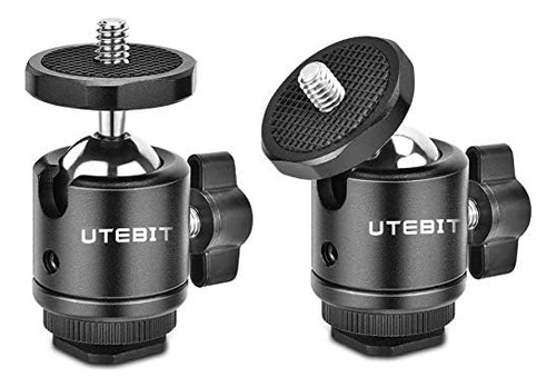 Utebit 2 Unidades De Mini Rotula Con Adaptador De Montaje D